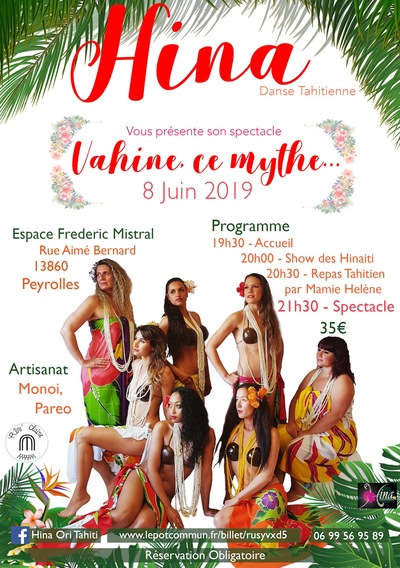 tahiti créa - Tahiti Iti créa - Rêv'claire -Hina Ori Tahiti- Festival gala danse